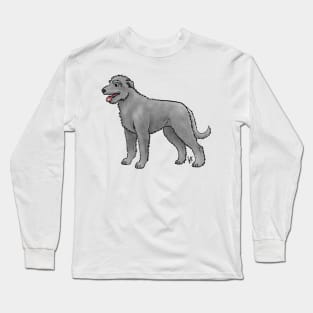 Dog - Irish Wolfhound - Blue Long Sleeve T-Shirt